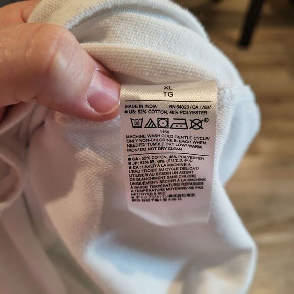 Banana Republic Slim Fit Medium Weight Short Sleeved Button Down Shirt Mens XL - Picture 7 of 7